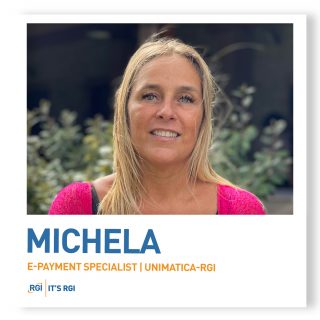 Michela Recinti started working as an E-Payment Specialist at @unimatica_rgi in 2017, after collaborating with the company since 2012. She is a very curious person who loves learning new things every day and believes that sharing and working together are great ways for people to grow and improve themselves. 

In her free time, she enjoys practising Zumba, her greatest passion: it has taught her a lot about the importance of team spirit and passion when doing things together to transform any effort into new opportunities.

#RGIGroup #RGIPeople #unimaticargi #ITSRGI #teamwork #passion